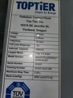 USED 2011 TOPTIER 460V STKL4 CP PD PDC NC DI BT