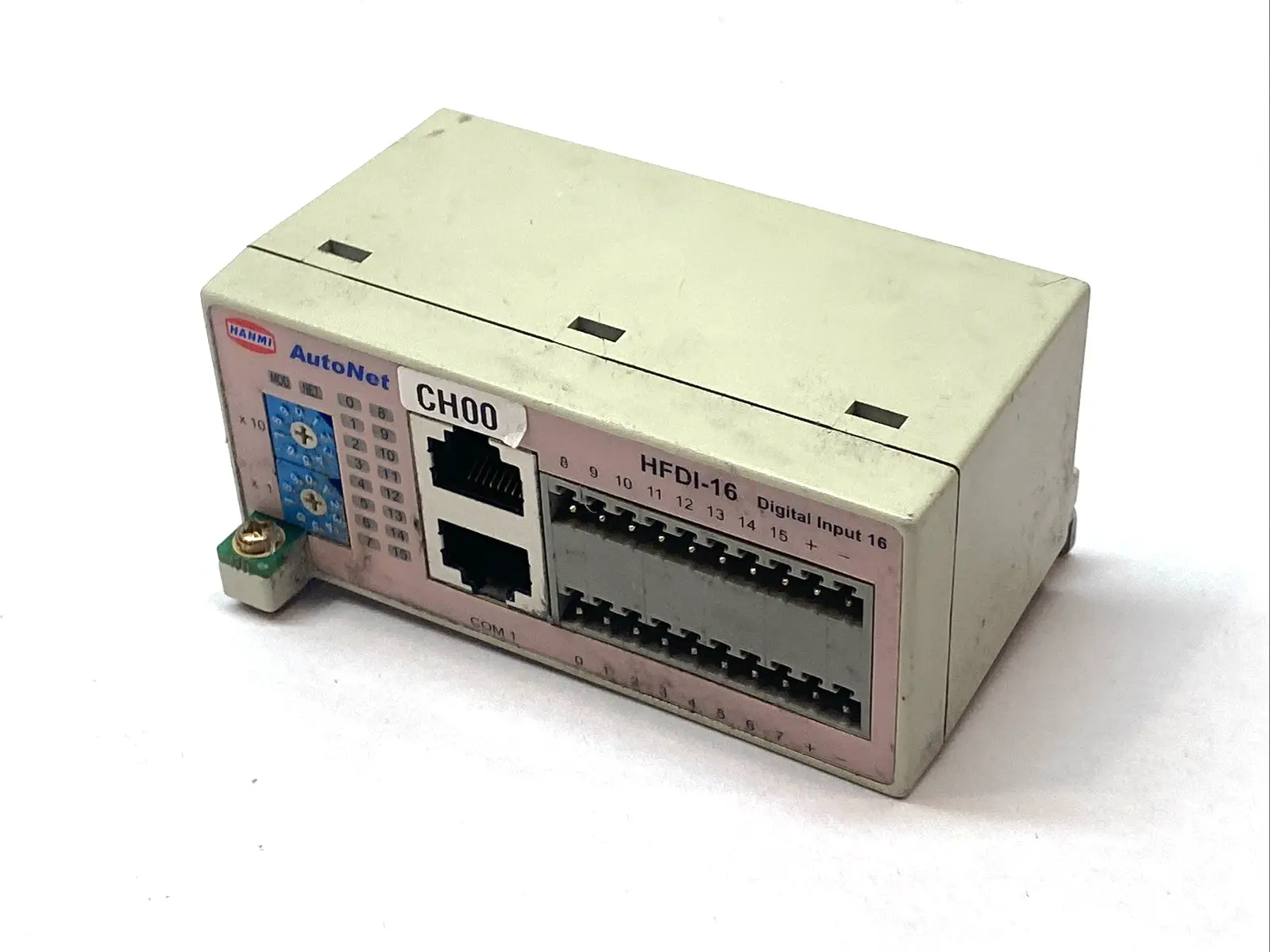 Used Hanmi Autonet Digital Input Module, 16-Point PLC Input & Output Michigan US | Maverick Industrial Sales #1393371