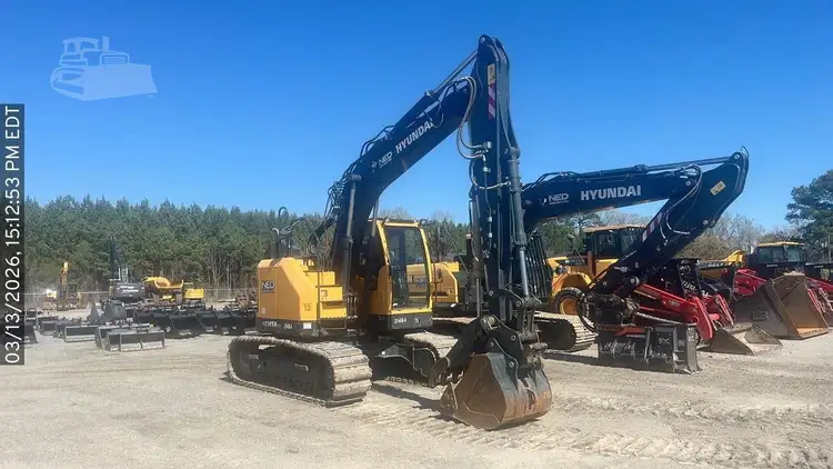 Used 2023 HYUNDAI HX145A LCR Crawler Excavators South Carolina US | National Equipment Dealers #1422368