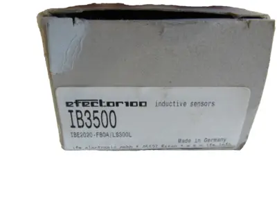 NEW IFM EFECTOR IBE2020-FBOA/LS300L INDUCTIVE SENSOR IB3500