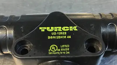 Turck BSM/2BKM 44 / U2-12622 Connector Tee 3E-17