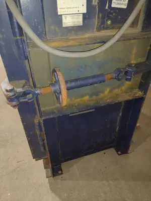 72" X 30" JV MFG CRAM A LOT MODEL #DBR-72-H VERTICAL HYDRAULIC CARDBOARD BALER: STOCK #18053