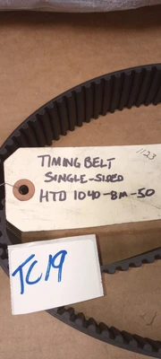 NEW HTC Timing Belt: HTD, 50 mm Wd, 8 mm Pitch, 1,040 mm Lg, 130 Teeth,