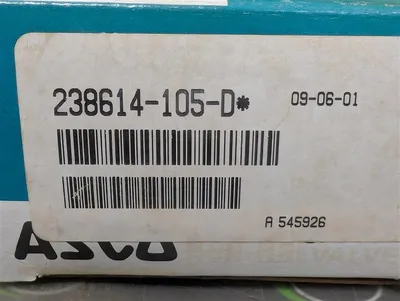 ASCO 238614-105-D Red Hat Solenoid Valve New NIB