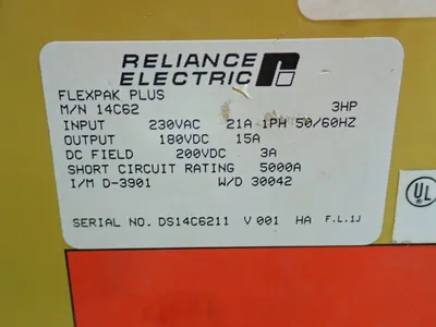 Used RELIANCE ELECTRIC 14C62 Variable Speed Drives Ohio US | HGR 24 #907575