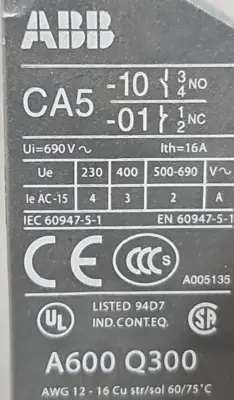 USED ABB CA5-10