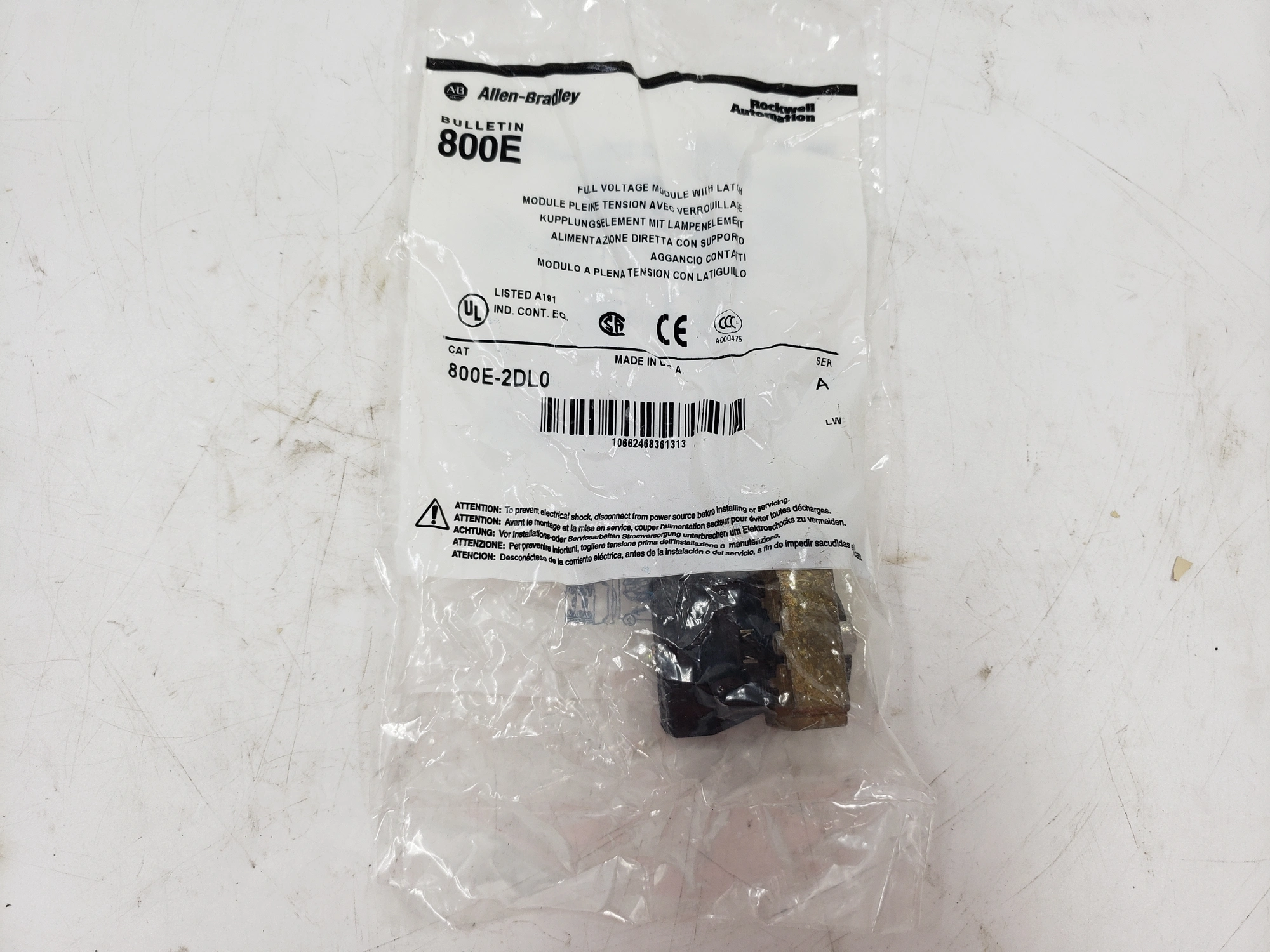 NEW ALLEN BRADLEY 800E-2DL0