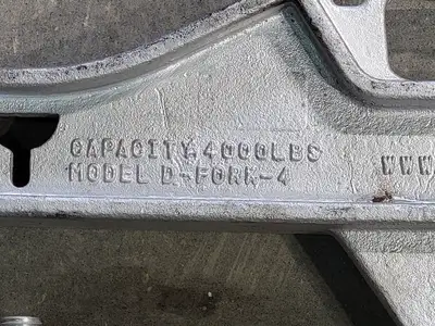USED VESTIL D-FORK-4