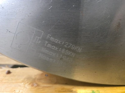 Auto Strong 21" 3 Jaw Wedge Type Non Through Hole Power Chuck V-221R (STK)