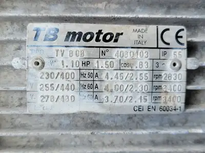 Pump Bin w/ 1.5 hp Motor