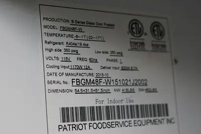 USED PATRIOT FBGM48F-W
