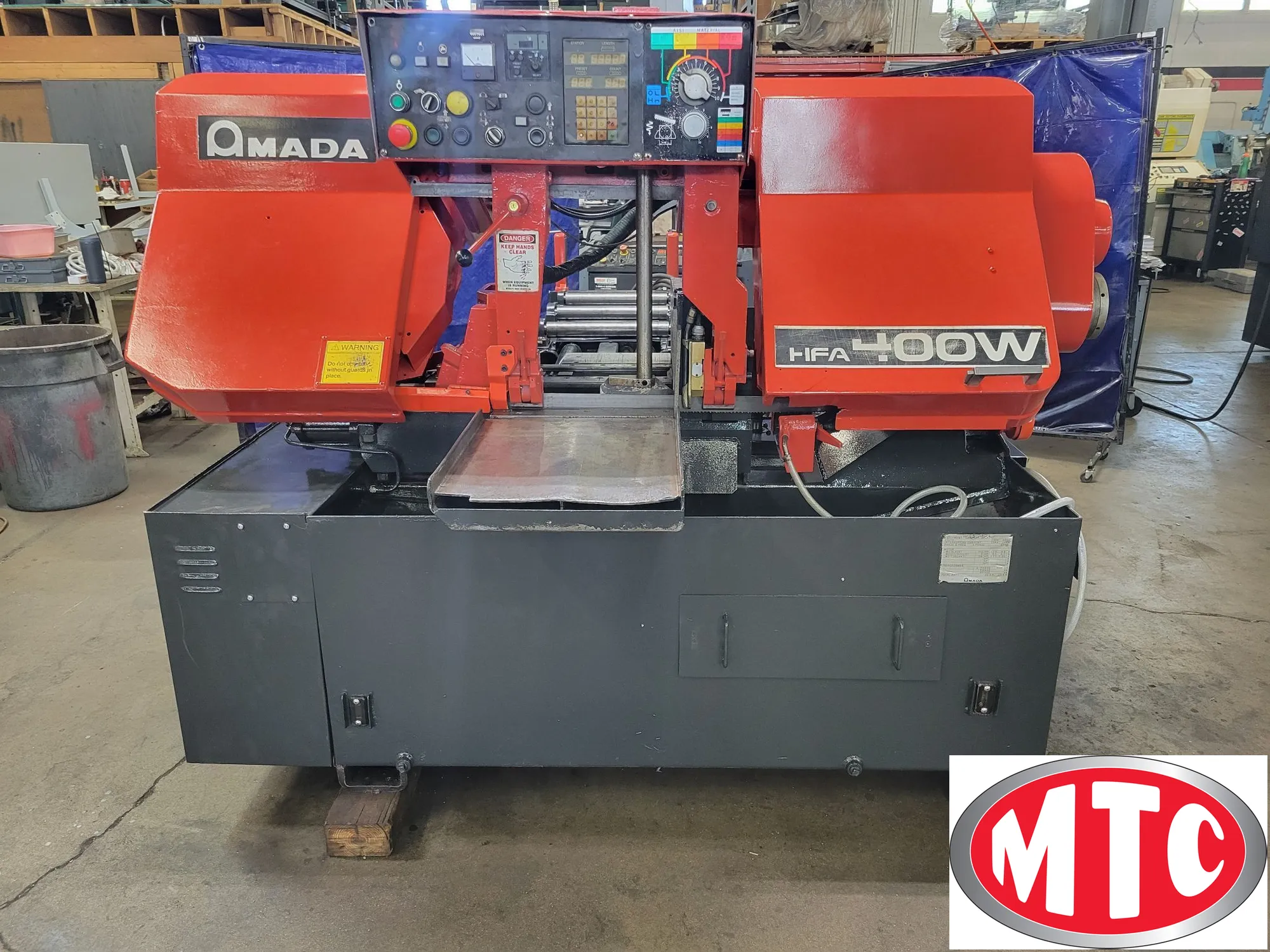 Amada HFA 400W Automatic Horizontal , Programmable bandsaw, NC control, 16" Capacity, like Marvel, Spartan, Hyd-mech, HEM, Kasto, Behringer