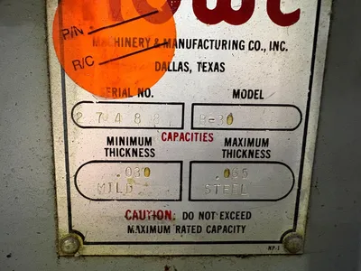 USED ROWE 7530-DSJ