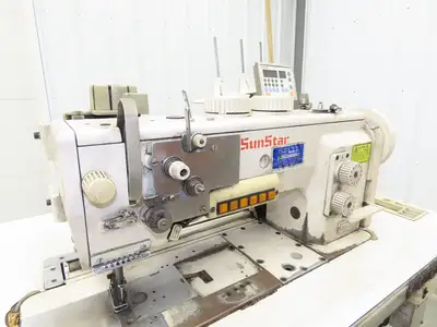 KM-1072BLX-7 Fortuna Industrial Sewing Embroidery Servo Machine 230VAC 1Ph *Read