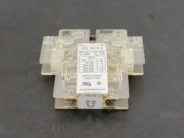 Used ALLEN-BRADLEY 195-GA10 Switchgears British Columbia CA | Lenmark #243247