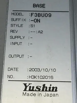USED YOKOGAWA F3BU09-0N