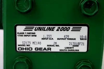 NEW OHIO GEAR S2175 MC140
