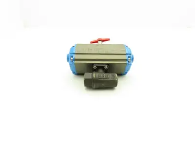 Valbia DA 52 Double Acting Pneumatic Air Actuator 10 Bar & 3/4" NPT Ball Valve