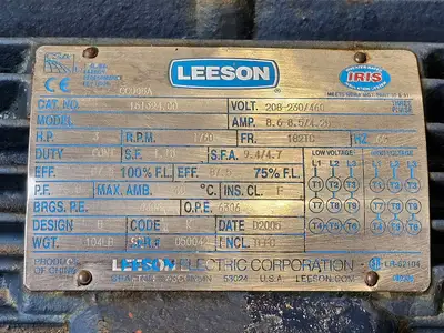Used LEESON 161324.00 Motors (misc) British Columbia CA | Lenmark #1439938