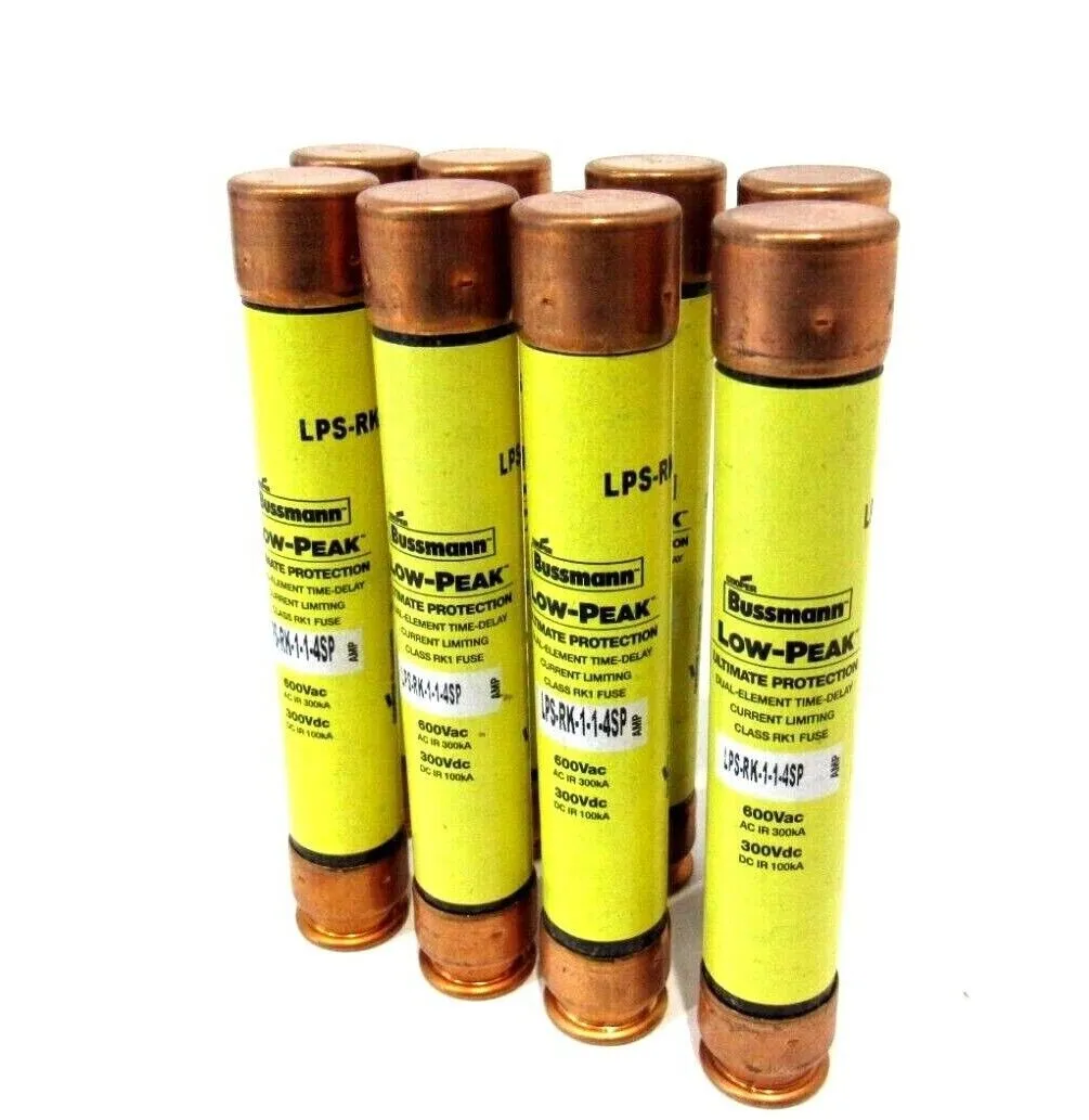LOT OF NEW BUSSMANN LPS-RK-1-1-4SP FUSES LPSRK114SP