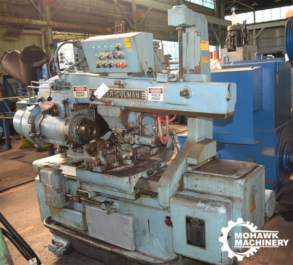 16-16 BARBER COLMAN HORIZONTAL GEAR HOBBER w/DOUBLE THREAD INDEX WORM