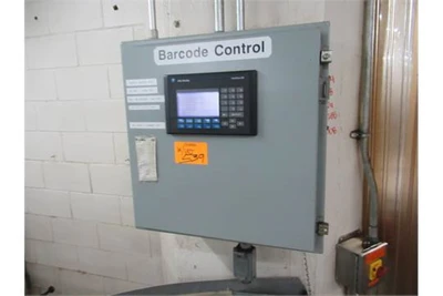Diagraph 5765004J code dater w/ barcode controls & 2 print heads