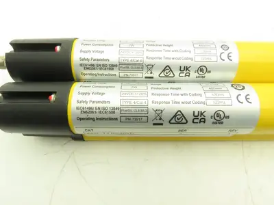 Allen Bradley 440L-P4J0480YD Light Curtain Guardmaster Receiver/Transmitter Set