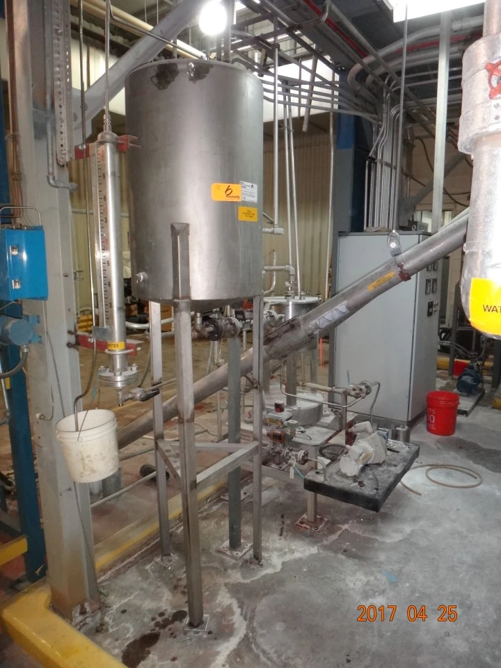 Ward 50 Gallon Stainless Steel Cone Bottom Tank