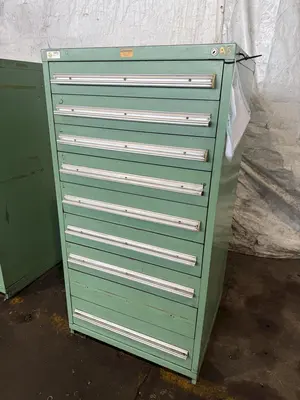 9 DRAWER STANLEY VIDMAR CABINET. STOCK # 0217126.