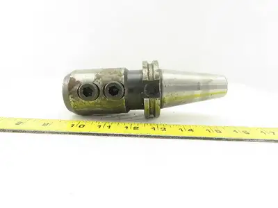 Techniks CAT 40 Weldon Style End Mill Tool Holder 4" Projection 1" Bore