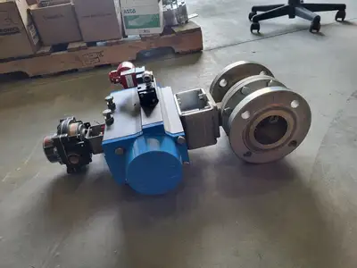 3" Flanged Ball Valve w/ Valbia 125 Actuator
