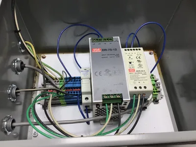 Hoffman A12108CH Enclosure with SK 5 Bleed/Fill Station Power Supply