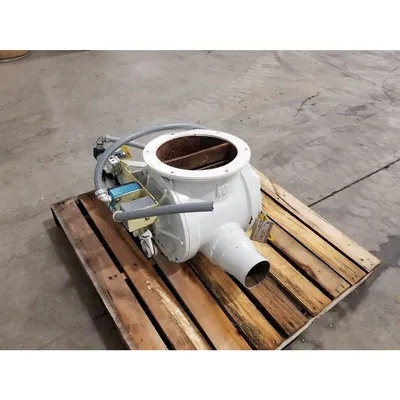 Used 4" Premier Pneumatic Conveying Scale Diverter Valve w/ 10" outlet
