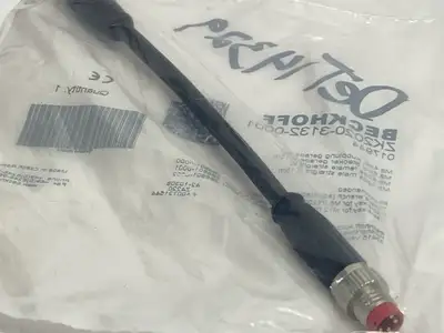ZK2020-3132-0001, 017944 | Beckhoff ZK2020-3132-0001 Power Cable M/F M8 4-Pin 0.15M 017944 - New