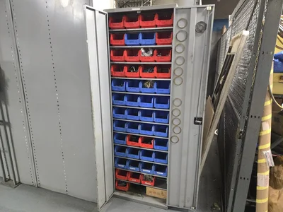 2-Door Cabinet and Contents
