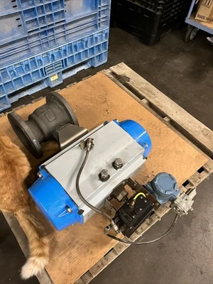 Jamesbury 6" Valve DN150 316SS wirh actuator Metso Fisher