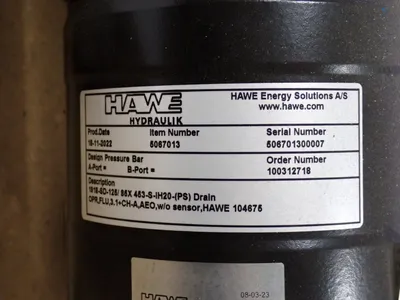 Used 2022 HAWE HYDRAULIK _UNKNOWN_ Pumps Ohio US | HGR 24 #1144876