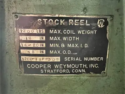 USED COOPER WEYMOUTH 1200-18P