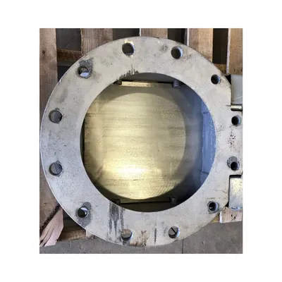 Used 14" Juadt Dosiertechnik Stainless steel Slide Knife Gate Valve