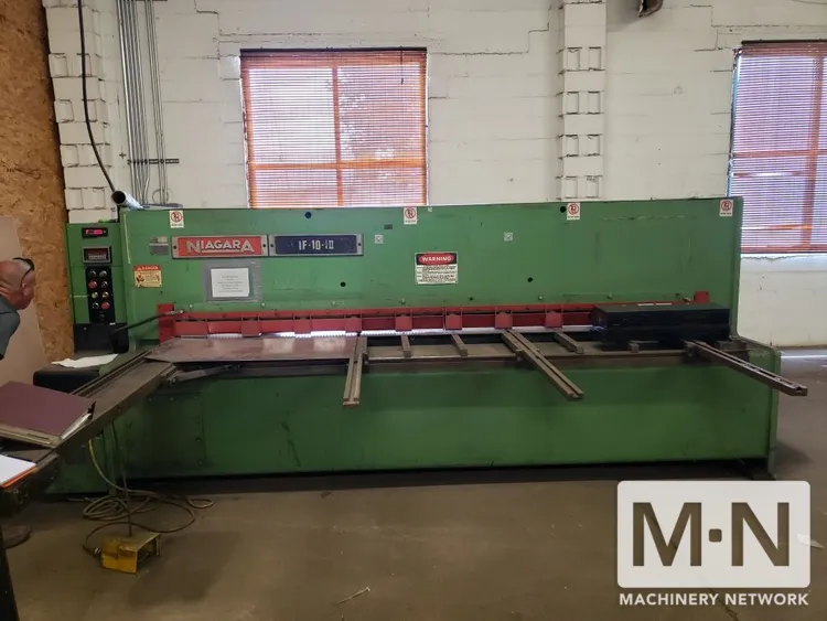 1983 NIAGARA 1F-10-1/4 SHEARS, POWER SQUARING (Inches) | Machinery Network