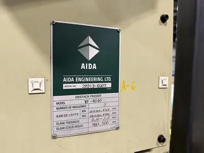 USED 2015 AIDA NC2-3000(2)E