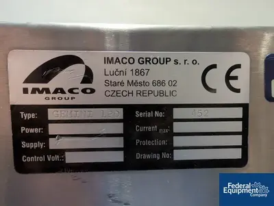 N/A IMACO Piston Filler, Model Gemini 1PD