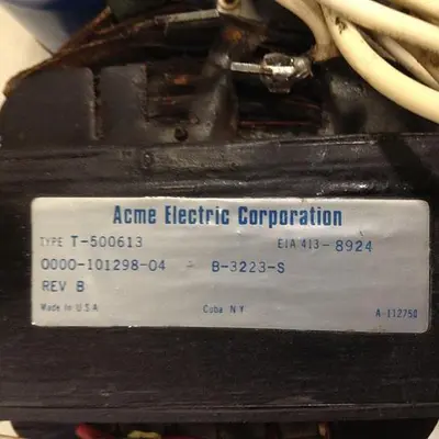 USED ACME ELECTRIC 750B24H