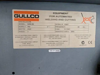 Used 2004 GULLCO GBM-28 Bevelers Ohio US | G-2000, Inc. #1285380