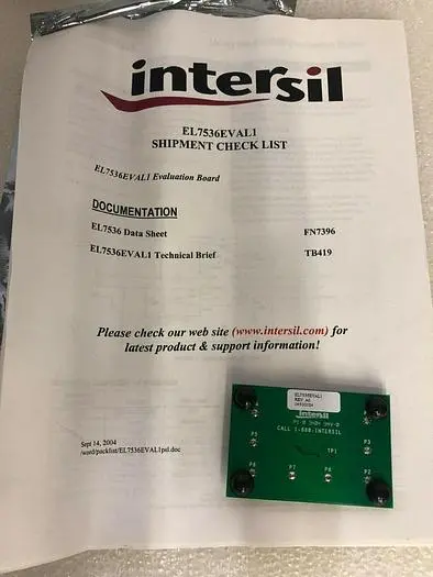 INTERSIL EL7536EVAL1 REV. A0