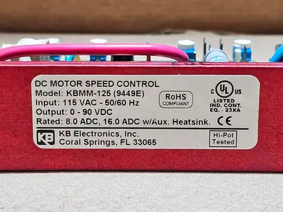 Used KB ELECTRONICS KBMM-125 Misc Electrical & Power Parts British Columbia CA | Lenmark #1744023