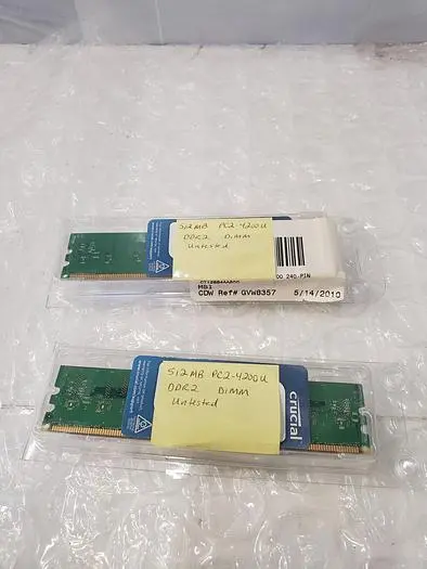 PC2-4200U 512MB DDR2 DIMM MEMORY