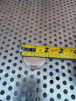 USED LOT OF 10 -  316 STAINLESS STEEL 2"  SANITARY FITTING END CAP