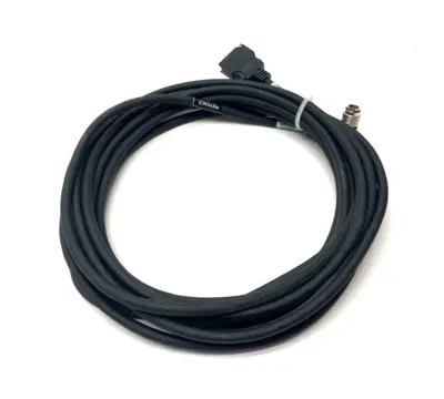 USED KEYENCE L-SHAPED CONNECTOR CAMERA CABLE 5M FOR HIGH SPEED CAMERA