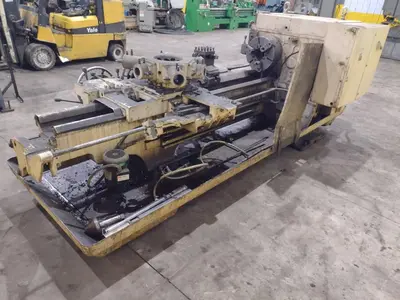 #2A WARNER & SWASEY MODEL #M-3470 TURRET LATHE WITH CROSS SLIDING TURRET, 4.75" HOLE: YOBRO #24548
